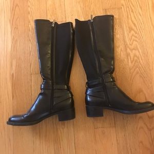 Franco Sarto Tall Boots Black Size 7 Barely worn!